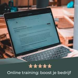 Online Training: boost je bedrijf